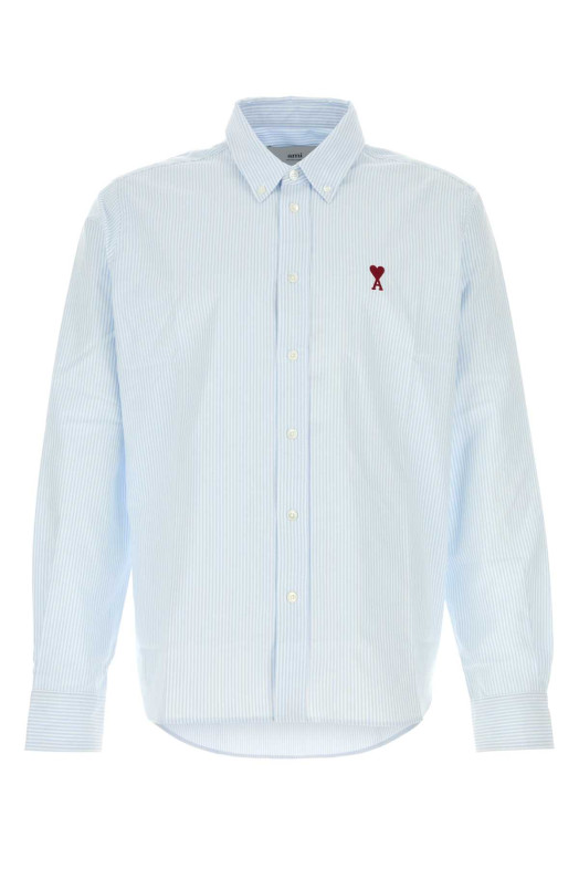 Embroidered oxford shirt AMI (BFUSH063CO0087)