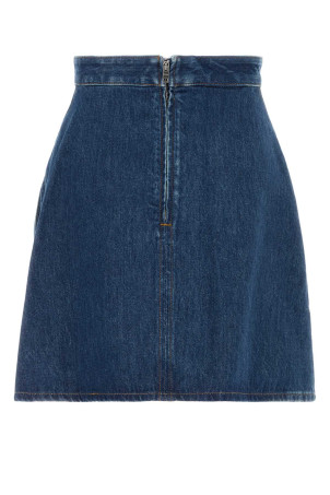 Blue denim mini skirt GIVENCHY (BW413R517B)