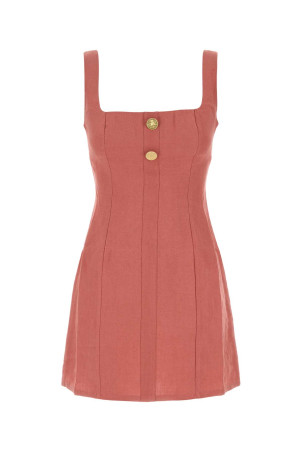 Dark pink linen mini dress Pink LE KASHA (EISSA)