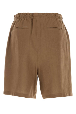 Brown linen bermuda shorts FENDI (FB1103AVSG)