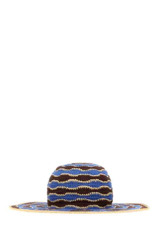 Embroidered crochet hat FENDI (FXQ173B13Y)
