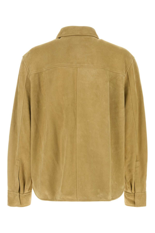 Бежевая замшевая рубашка Beige LOEWE (H526Y31L68)