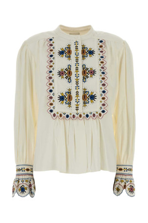 White viscose blend Monique blouse ISABEL MARANT ETOILE (HT0904FAD3J06E)