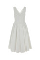 White poplin dress Black PRADA (P3R42RSOOO1XV2)