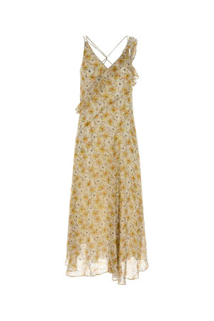Printed chiffon Luxie dress ISABEL MARANT ETOILE (RO1002FAD3J01E)
