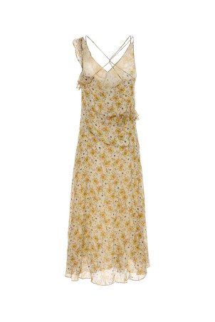 Printed chiffon Luxie dress ISABEL MARANT ETOILE (RO1002FAD3J01E)