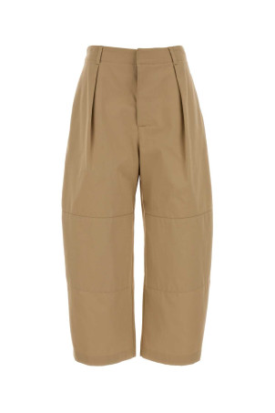 Beige cotton wide-leg pant Beige LOEWE (S359Y04XJE)