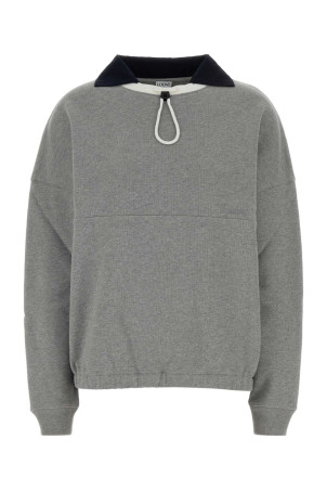 Grey cotton sweatshirt Gray LOEWE (S359Y24X66)
