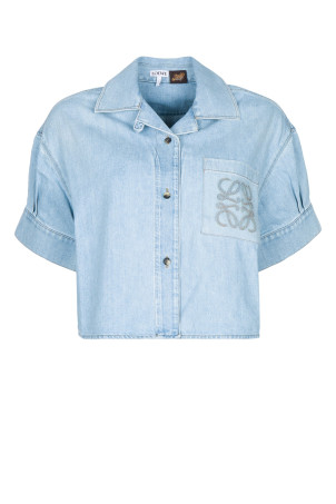 SHORT SLEEVE SHIRT BLUE LOEWE PAULA'S IBIZA (S616Y1DX07)