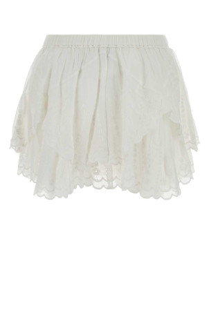White cotton Layale mini skirt ISABEL MARANT ETOILE (SH0329FAD3J10E)