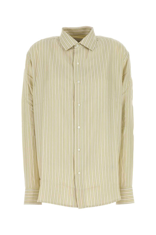 Embroidered silk oversize Songino shirt LE KASHA (SONGINO)