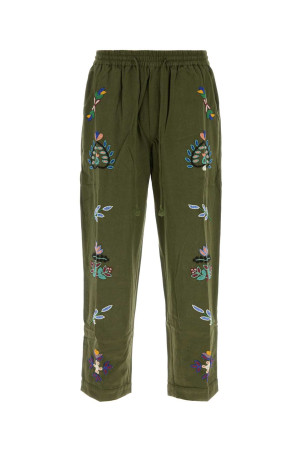Olive green cotton pant BAZISZT (SR14012)