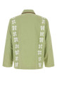 Pastel green cotton blazer BAZISZT (TI99JA)