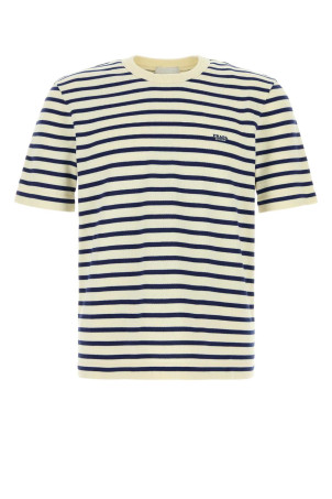 Embroidered cotton t-shirt PRADA (UMF260SOOO188X)