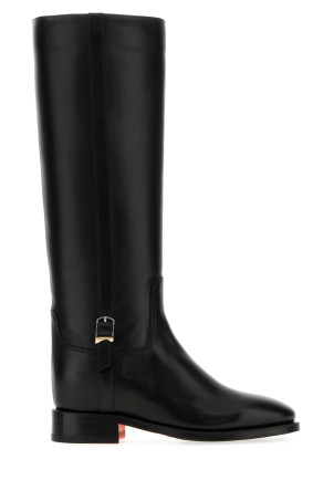 Black leather Mandy boots SANTONI (WSHM71827BJ2HLGA)