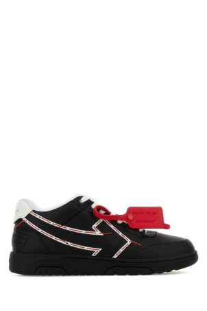 Black leather sneakers OFF WHITE (OMIA189F25LEA00D)