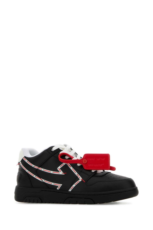 Black leather sneakers OFF WHITE (OMIA189F25LEA00D)