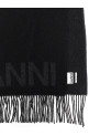 Maxi logo scarf Black