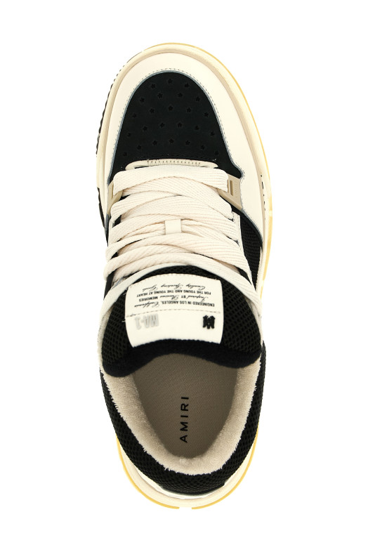 Two-tone 'MA-1' sneakers Black-grey