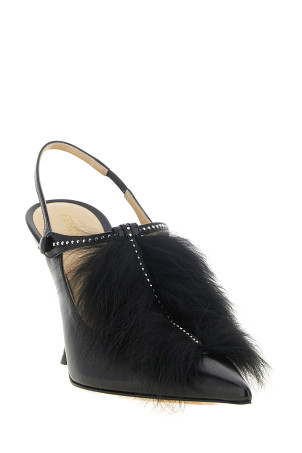 'Fendi Noir' slingback Black