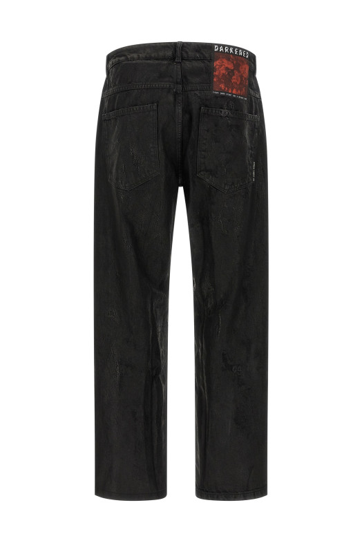 Black 'Darkened' jeans Black