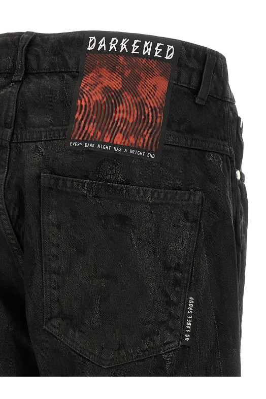 Black 'Darkened' jeans Black
