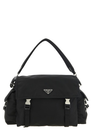 Чорна сумка через плече «Prada Explore» Чорна 2VD082VOOO2DW3F0002