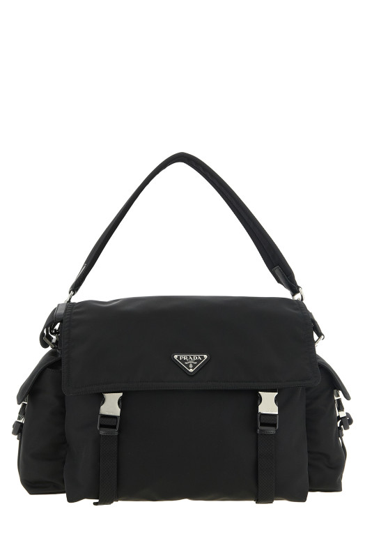Черная сумка через плечо «Prada Explore» Черная 2VD082VOOO2DW3F0002