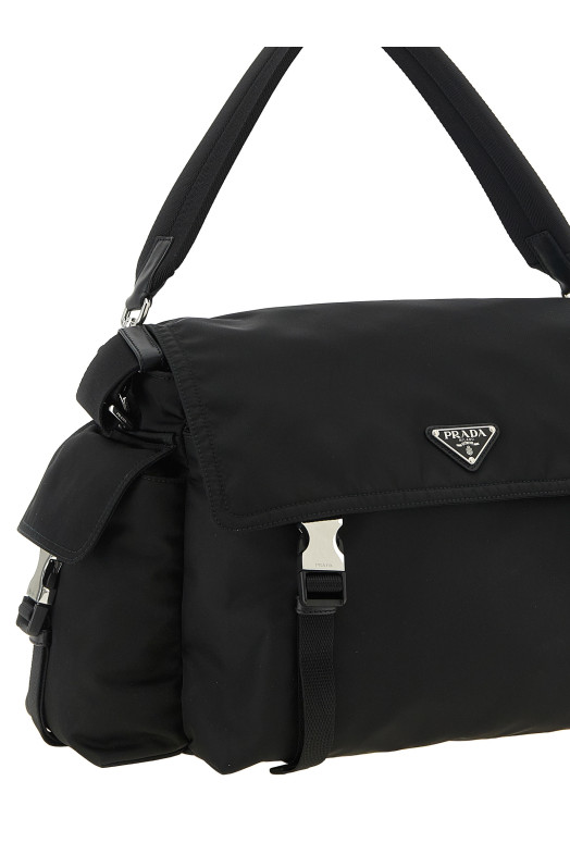 Черная сумка через плечо «Prada Explore» Черная 2VD082VOOO2DW3F0002