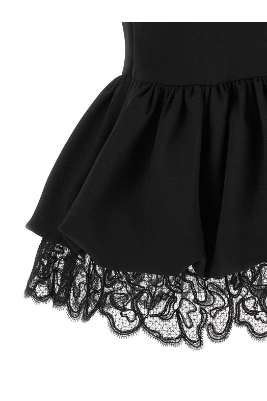 Black peplum top Black