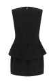 Black pink dress Black