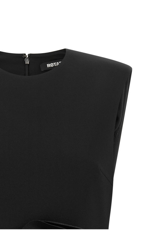 Black pink dress Black
