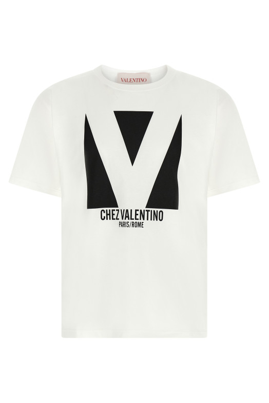 Valentino Garavani 'Chez Valentino' T-shirt Black-grey