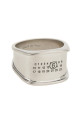'Numeric Logo' ring Silver