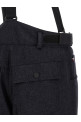 Синие джинсовые лыжные шорты-комбинезон Синие MONCLER GRENOBLE L20972G00008599X277A