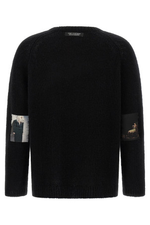 'UC2F4908' sweater featuring works by Cindy Sherman Black