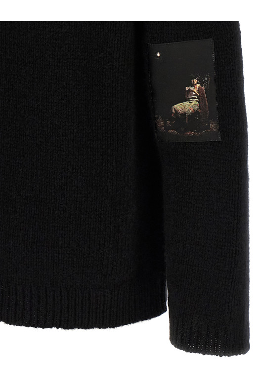 'UC2F4908' sweater featuring works by Cindy Sherman Black