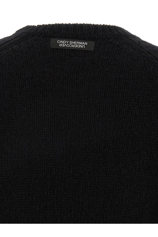 'UC2F4908' sweater featuring works by Cindy Sherman Black