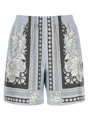 Бермуди з принтом із твілової тканини VERSACE (10222251A19744)