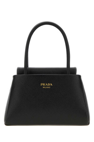 Black leather Prada Passage handbag Black PRADA (1BA5132ZVD)