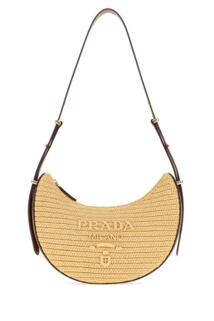 Raffia small Prada ArquÃ© crossbody bag PRADA (1BC274VOUO2G6K)