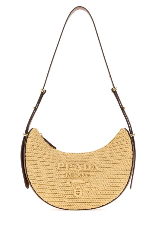Raffia small Prada ArquÃ© crossbody bag PRADA (1BC274VOUO2G6K)