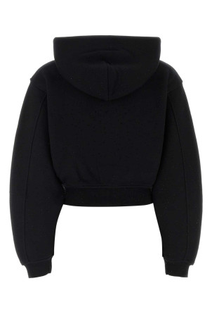Black cotton blend sweatshirt ALEXANDER WANG (1CC1271540)