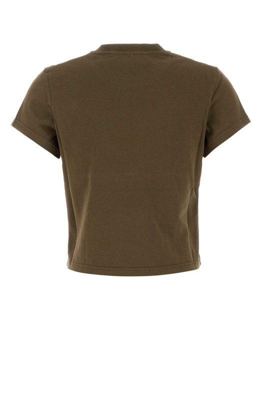 Army green cotton t-shirt ALEXANDER WANG (1CC3261302)