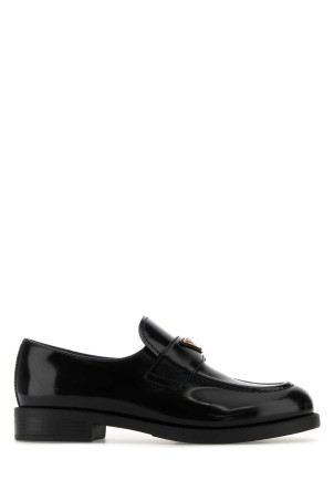 Black leather loafers Black PRADA (1D329NFDD25055)