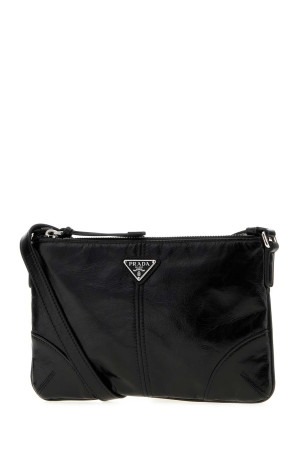 Black leather phone case Black PRADA (2ZT1092CX7)