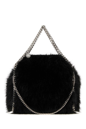 Black eco fur Falabella handbag Black STELLA McCARTNEY (371223WP0850)
