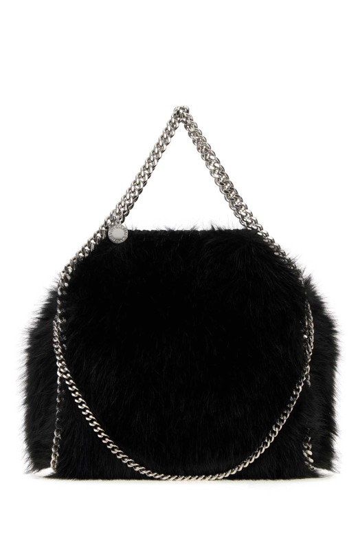 Black eco fur Falabella handbag Black STELLA McCARTNEY (371223WP0850)