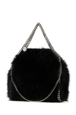 Black eco fur Falabella handbag Black STELLA McCARTNEY (371223WP0850)