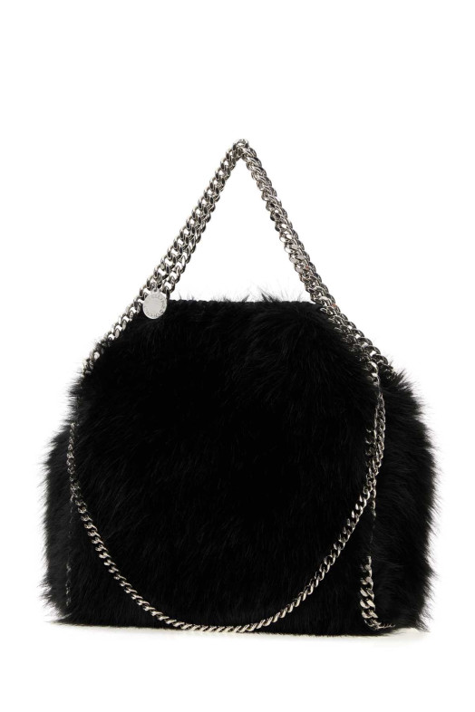 Black eco fur Falabella handbag Black STELLA McCARTNEY (371223WP0850)